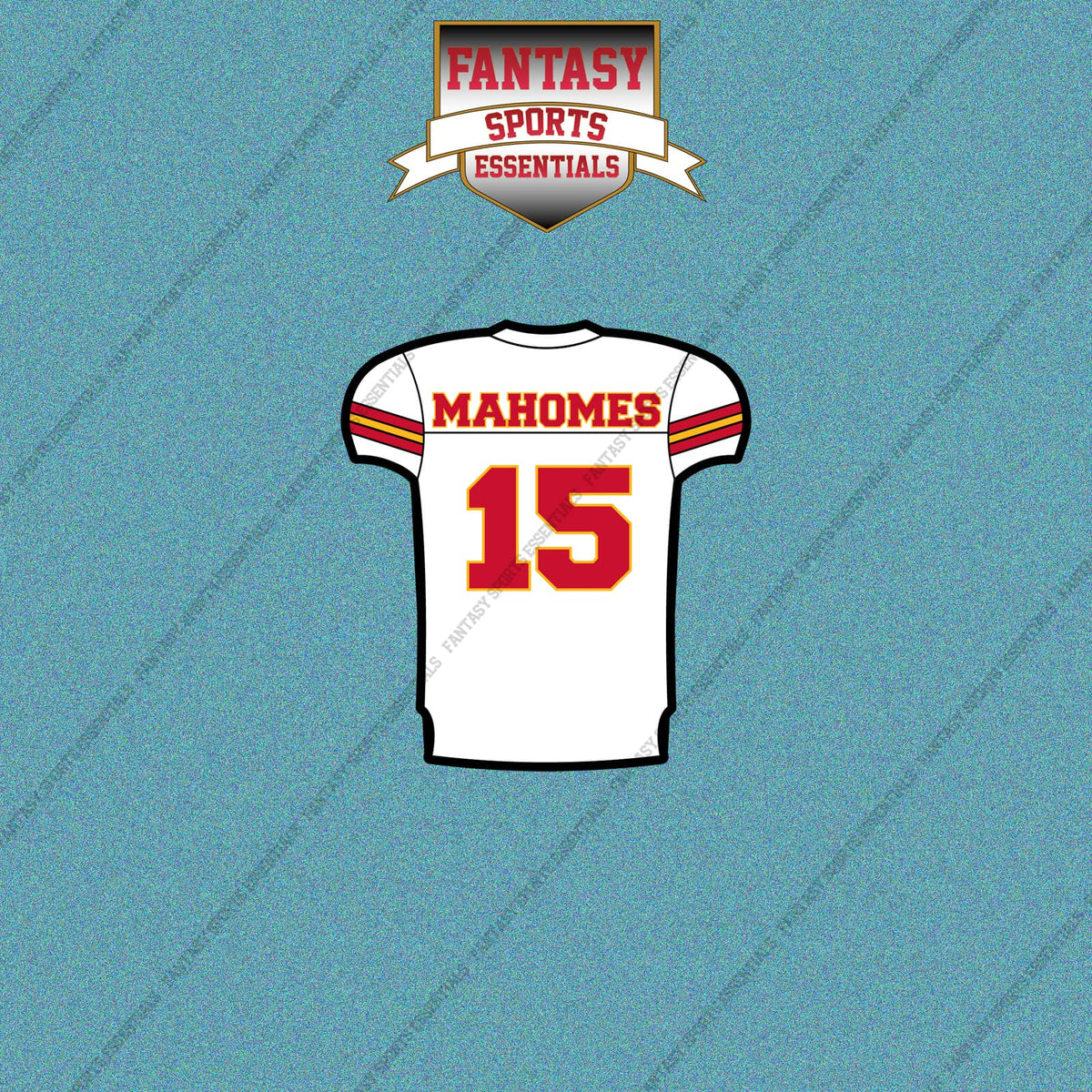 2026 Kansas City Chiefs Away Jersey Car Decals