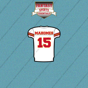 2026 Kansas City Chiefs Away Jersey Car Decals