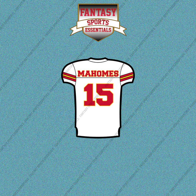 2026 Kansas City Chiefs Away Jersey Car Decals