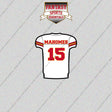2026 Kansas City Chiefs Away Jersey Glossy Stickers