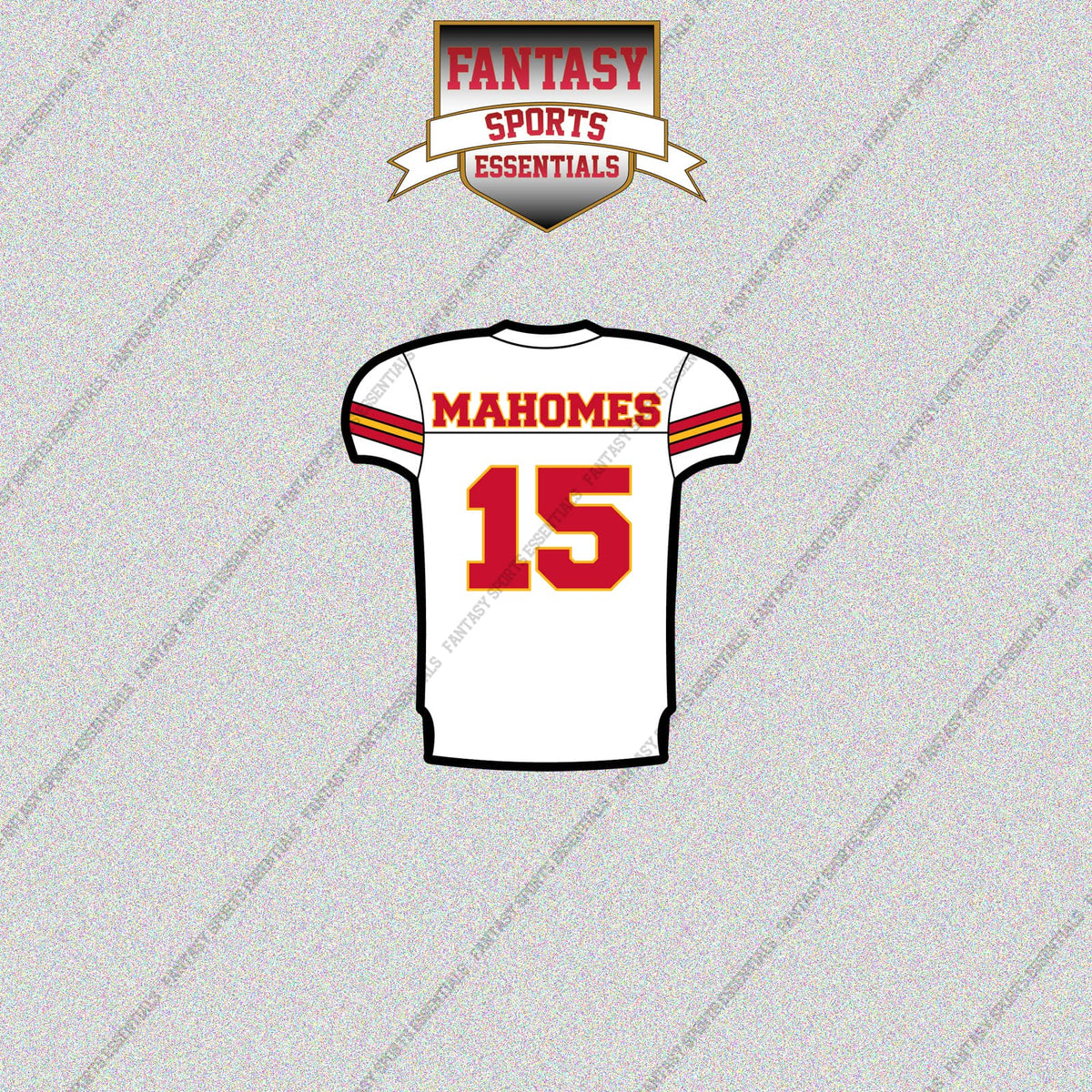 2026 Kansas City Chiefs Away Jersey Glossy Stickers