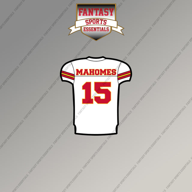 2026 Kansas City Chiefs Away Jersey Magnets