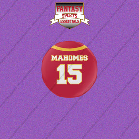2026 Kansas City Chiefs Home Jersey Buttons