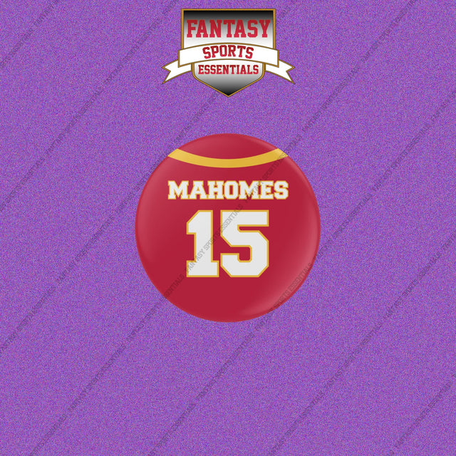 2026 Kansas City Chiefs Home Jersey Buttons