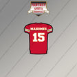 2026 Kansas City Chiefs Home Jersey Magnets