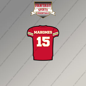 2026 Kansas City Chiefs Home Jersey Magnets