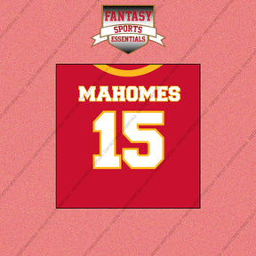 2026 Kansas City Chiefs Home Jersey Wall Art Prints