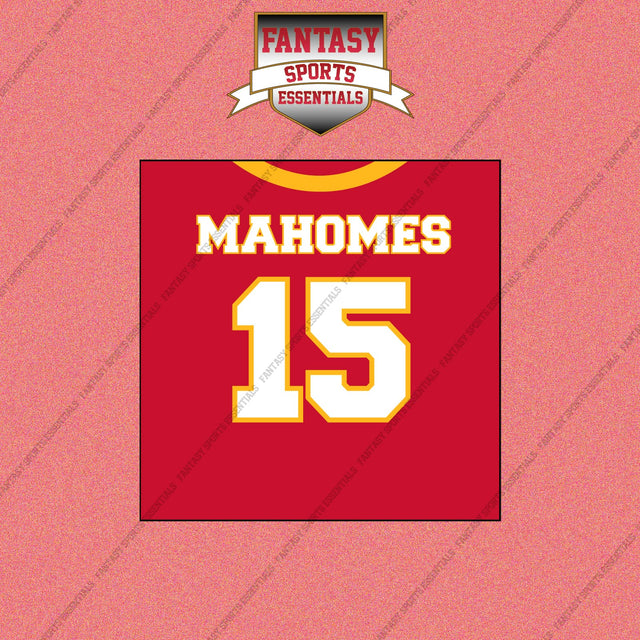 2026 Kansas City Chiefs Home Jersey Wall Art Prints
