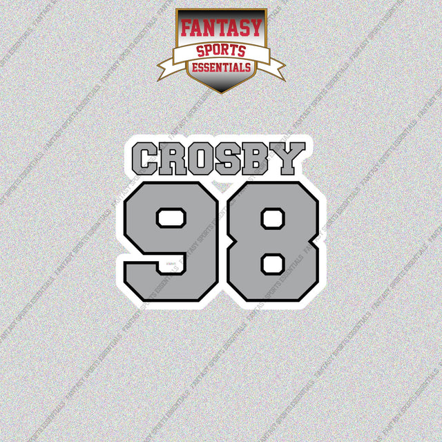 2026 Las Vegas Raiders Name and Number Glossy Stickers
