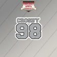 2026 Las Vegas Raiders Name and Number Magnets