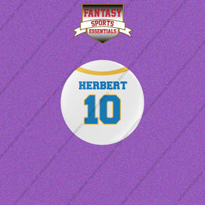 2026 Los Angeles Chargers Away Jersey Buttons