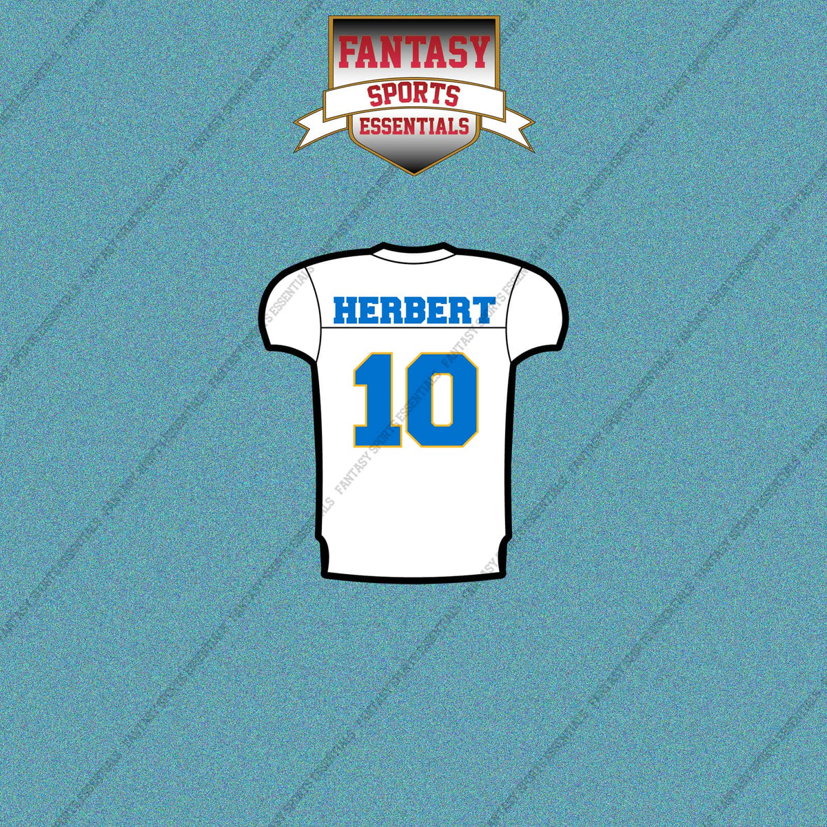 2026 Los Angeles Chargers Away Jersey Car Decals