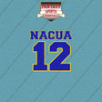 2026 Los Angeles Rams Name and Number Car Decals