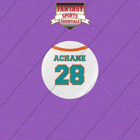 2026 Miami Dolphins Away Jersey Buttons