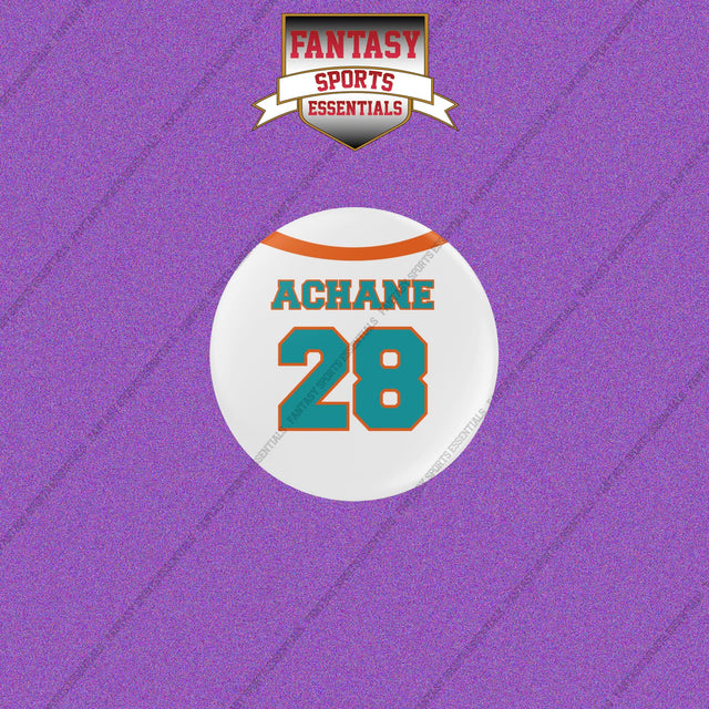 2026 Miami Dolphins Away Jersey Buttons