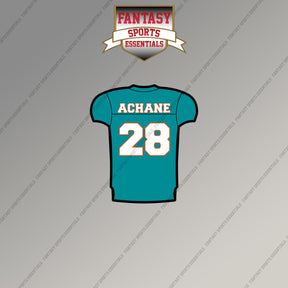 2026 Miami Dolphins Home Jersey Magnets