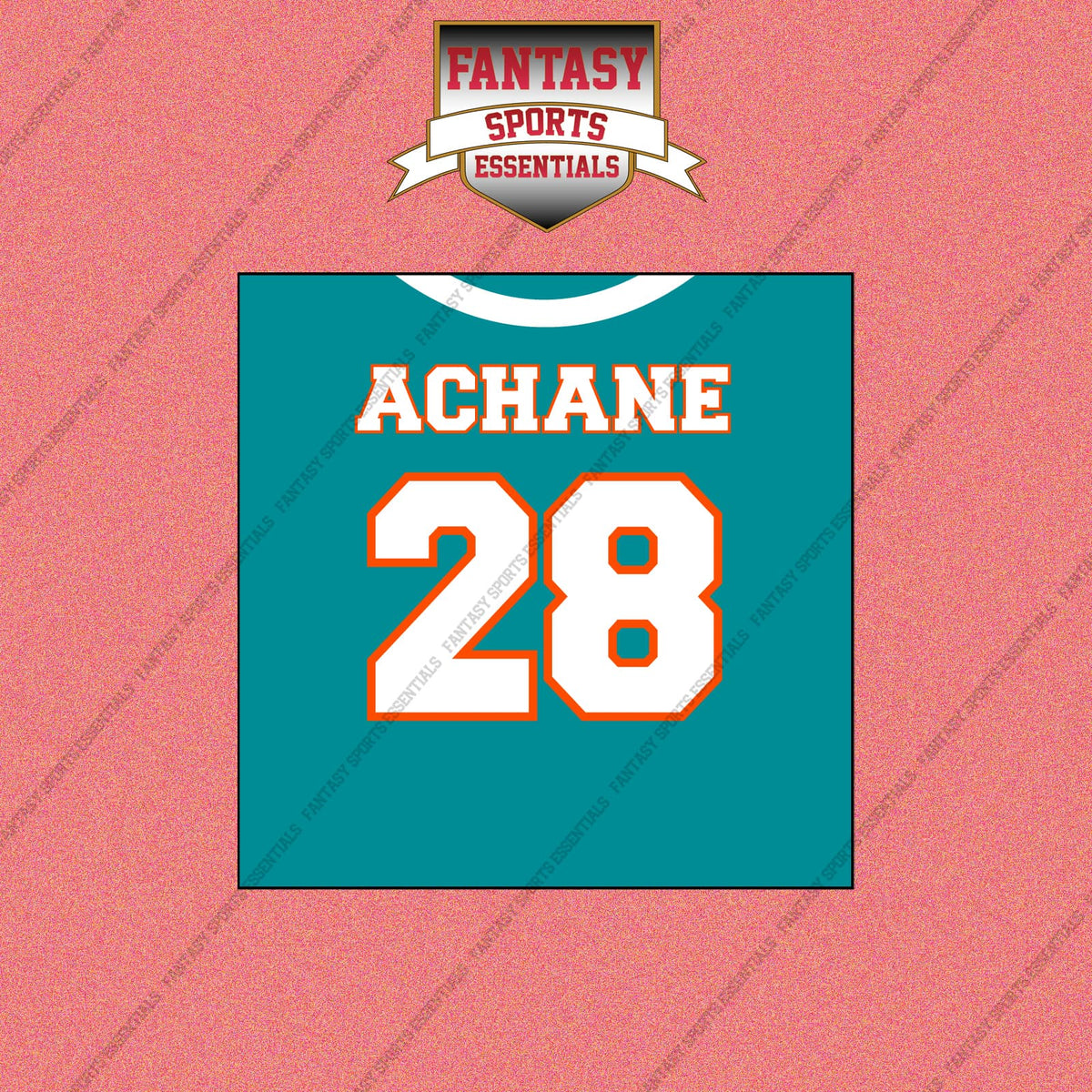 2026 Miami Dolphins Home Jersey Wall Art Prints