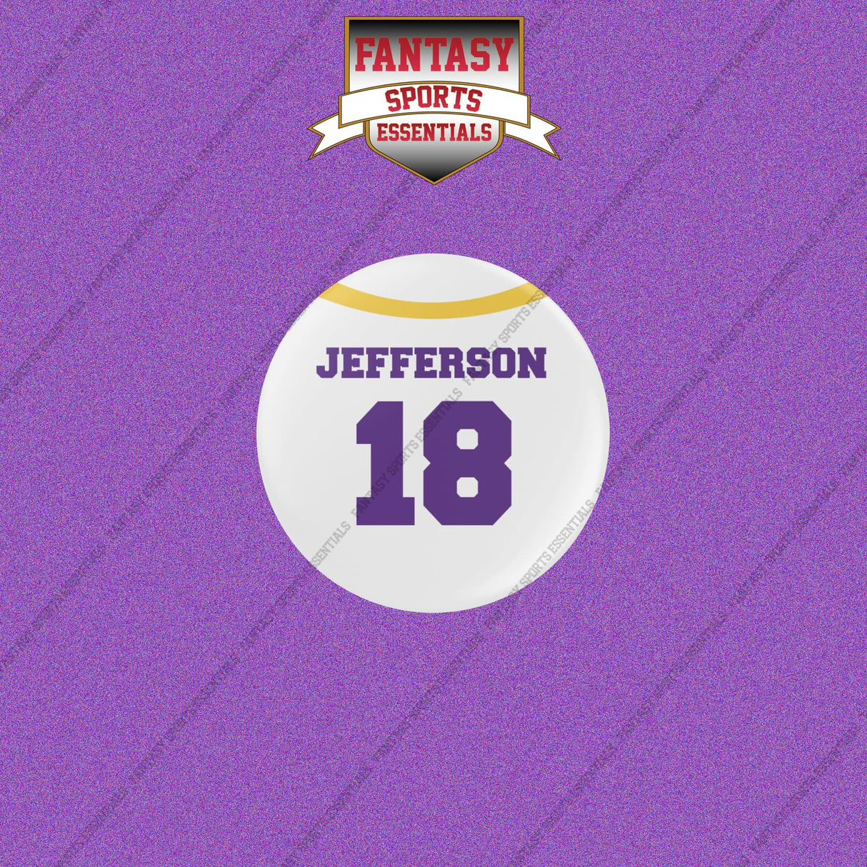 2026 Minnesota Vikings Away Jersey Buttons
