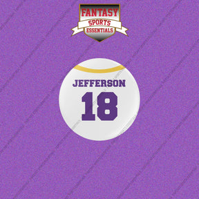2026 Minnesota Vikings Away Jersey Buttons