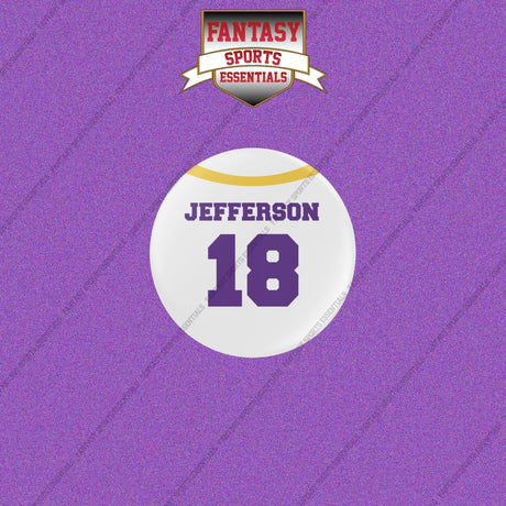 2026 Minnesota Vikings Away Jersey Buttons
