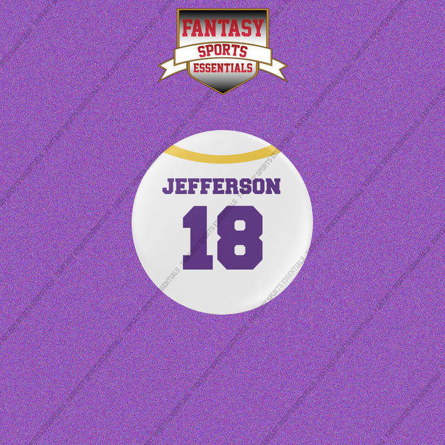 2026 Minnesota Vikings Away Jersey Buttons