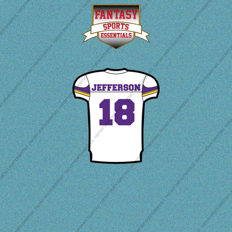 2026 Minnesota Vikings Away Jersey Car Decals