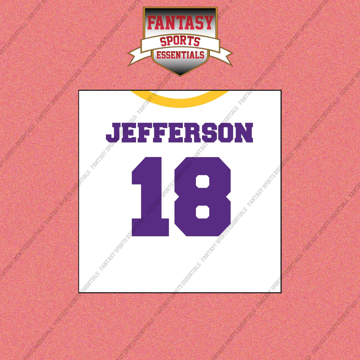 2026 Minnesota Vikings Away Jersey Wall Art Prints