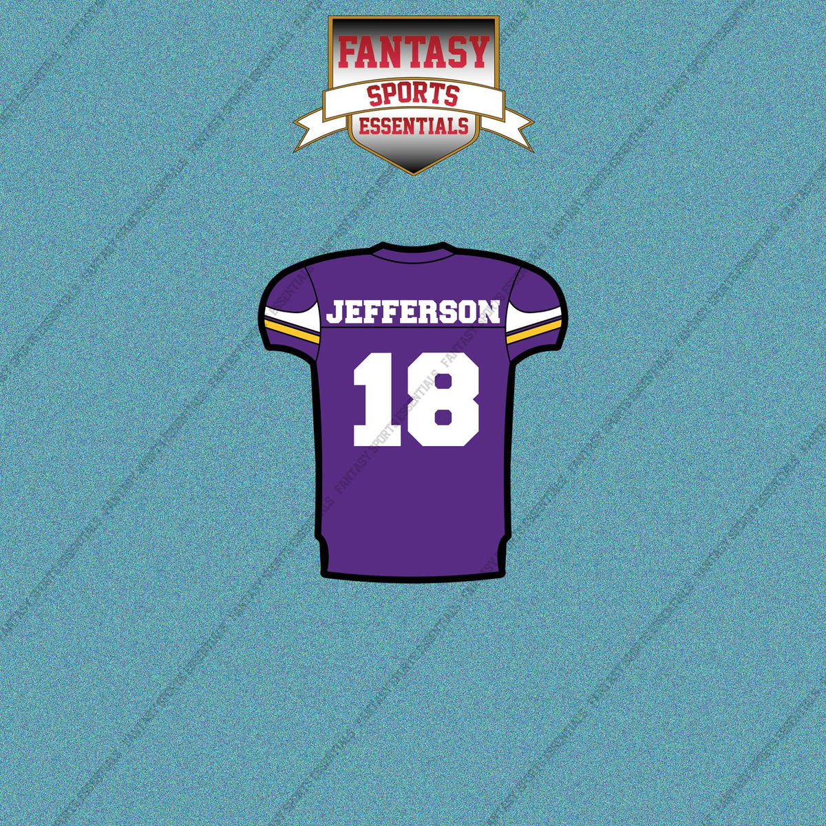 2026 Minnesota Vikings Home Jersey Car Decals