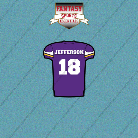 2026 Minnesota Vikings Home Jersey Car Decals