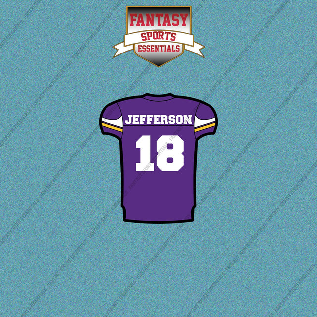 2026 Minnesota Vikings Home Jersey Car Decals