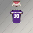 2026 Minnesota Vikings Home Jersey Magnets