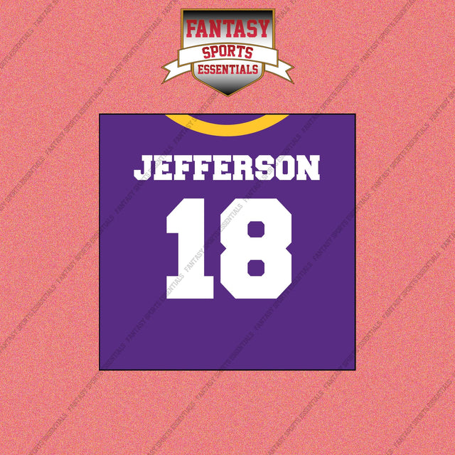 2026 Minnesota Vikings Home Jersey Wall Art Prints