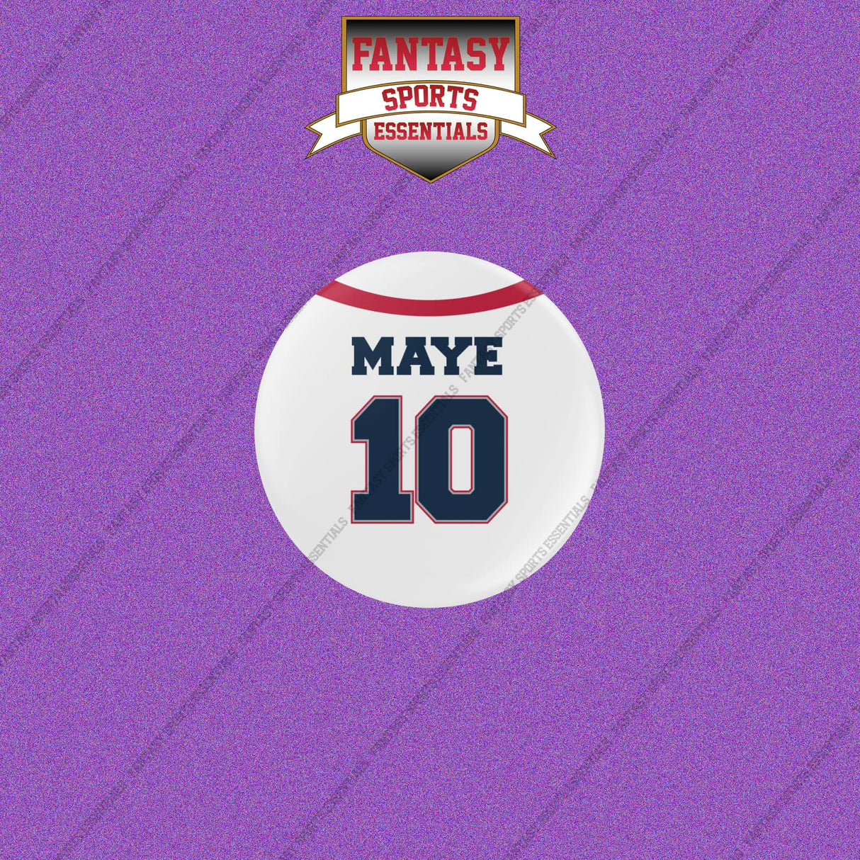 2026 New England Patriots Away Jersey Buttons