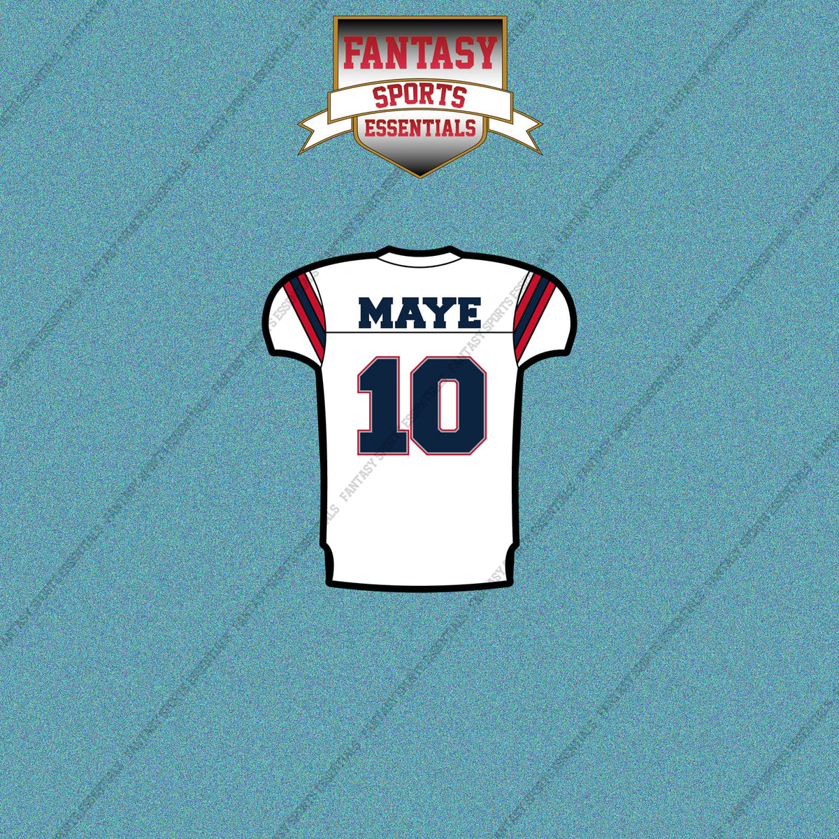 2026 New England Patriots Away Jersey Car Decals