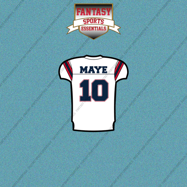 2026 New England Patriots Away Jersey Car Decals