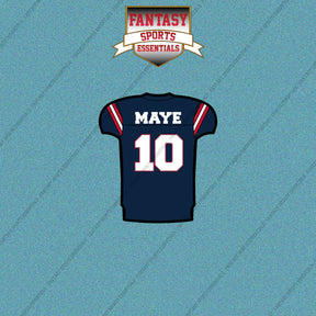 2026 New England Patriots Home Jersey Car Decals