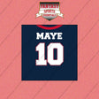 2026 New England Patriots Home Jersey Wall Art Prints