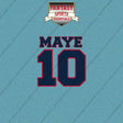 2026 New England Patriots Name and Number Car Decals