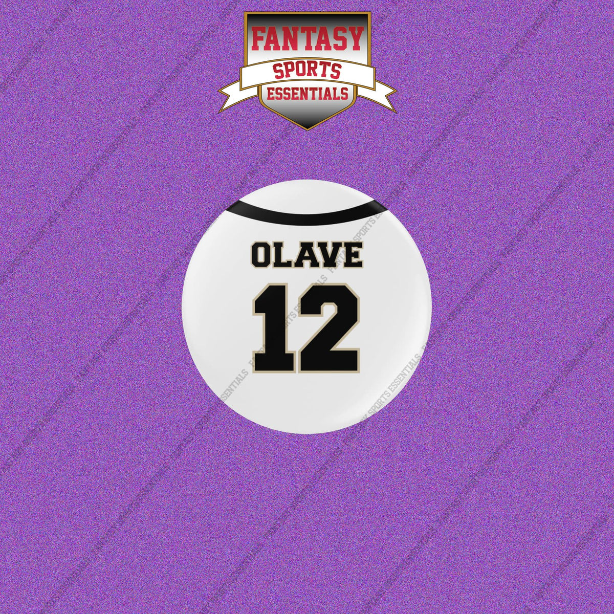 2026 New Orleans Saints Away Jersey Buttons