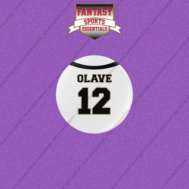 2026 New Orleans Saints Away Jersey Buttons