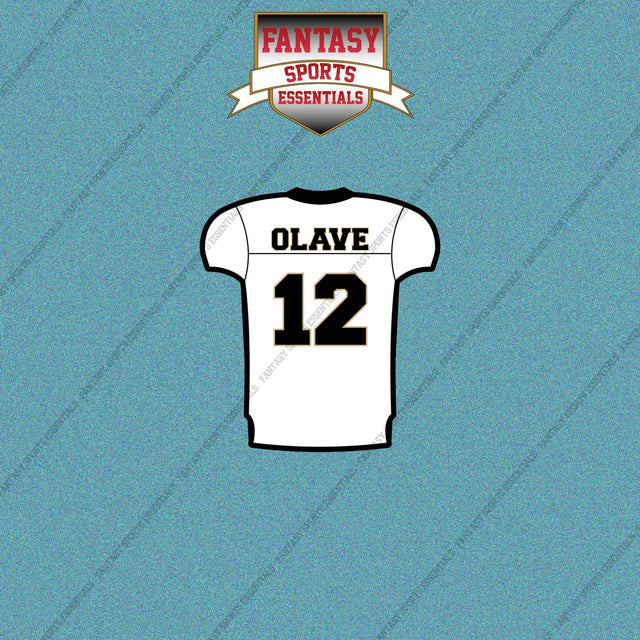 2026 New Orleans Saints Away Jersey Car Decals