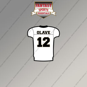2026 New Orleans Saints Away Jersey Magnets