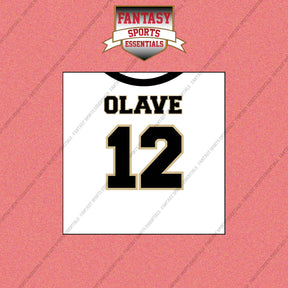 2026 New Orleans Saints Away Jersey Wall Art Prints