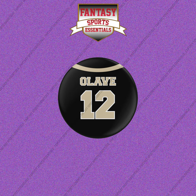 2026 New Orleans Saints Home Jersey Buttons