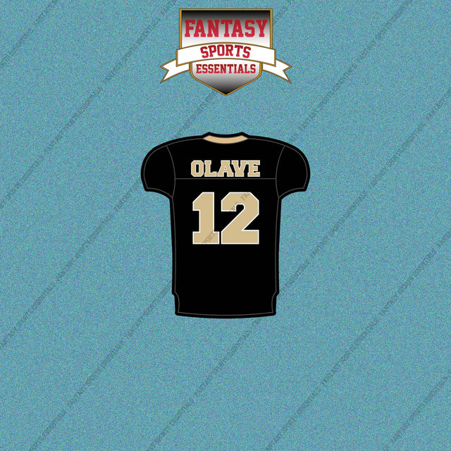 2026 New Orleans Saints Home Jersey Car Decals