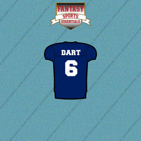 2026 New York Giants Home Jersey Car Decals