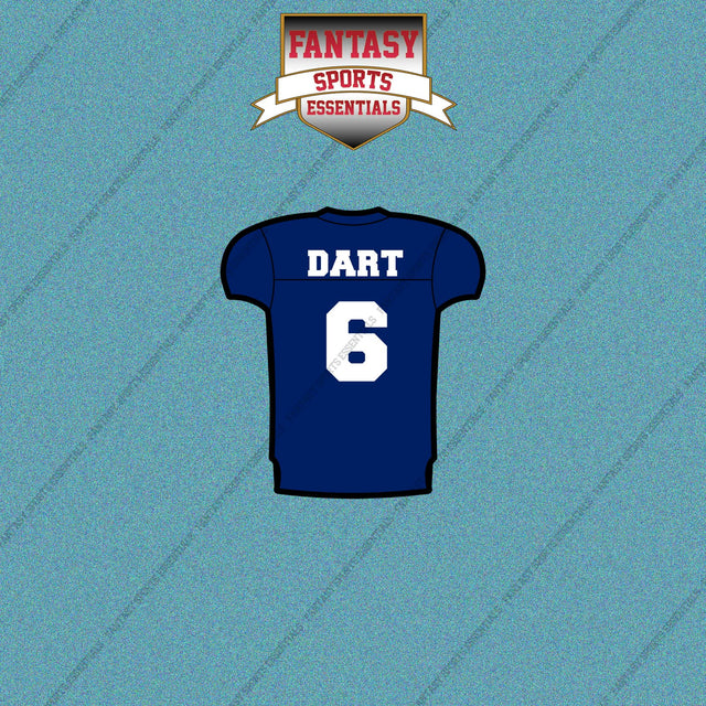 2026 New York Giants Home Jersey Car Decals