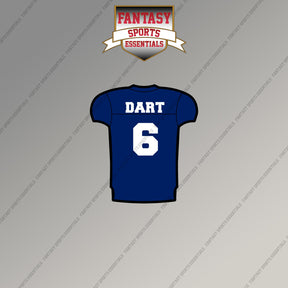 2026 New York Giants Home Jersey Magnets