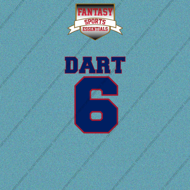2026 New York Giants Name and Number Car Decals