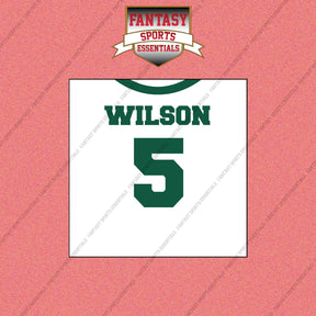 2026 New York Jets Away Jersey Wall Art Prints